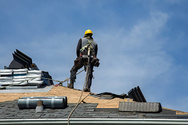 Professional Emergency Roof Repair technician working in Madison, WI